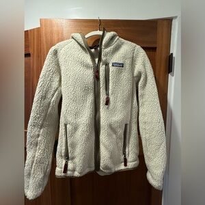 Womens Patagonia retro pile zip jacket